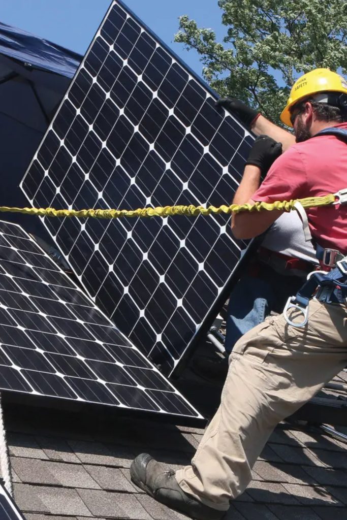 Sistema solar residencial con batería para ahorro eléctrico
